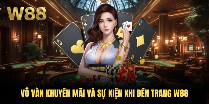 W88 38 Vô vàn khuyến mãi và sự kiện khi đến trang W88